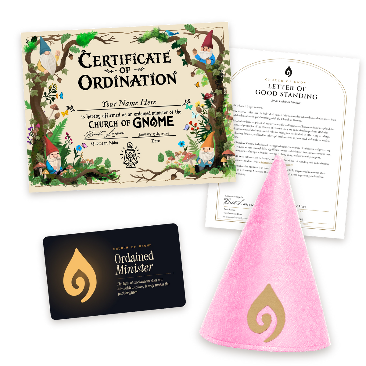 Gnome Hat Ordainment Package