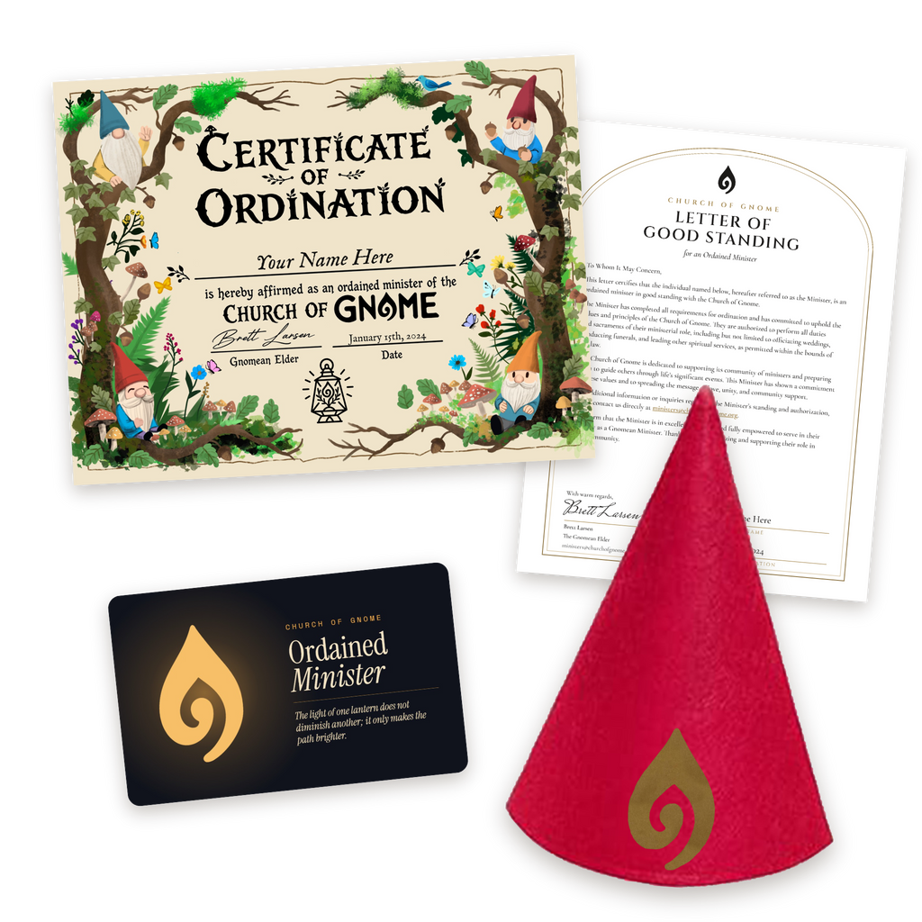 Gnome Hat Ordainment Package