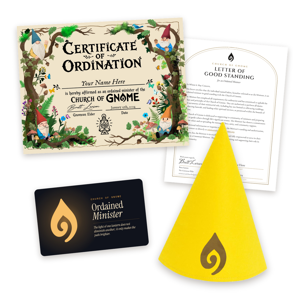 Gnome Hat Ordainment Package