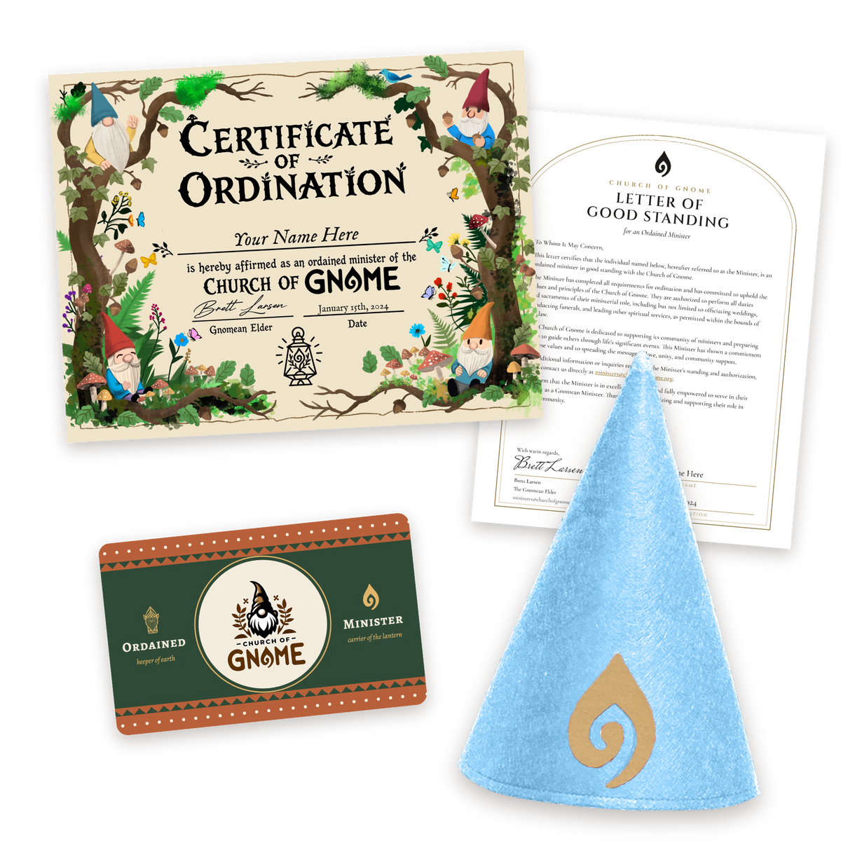 Gnome Hat Ordainment Package