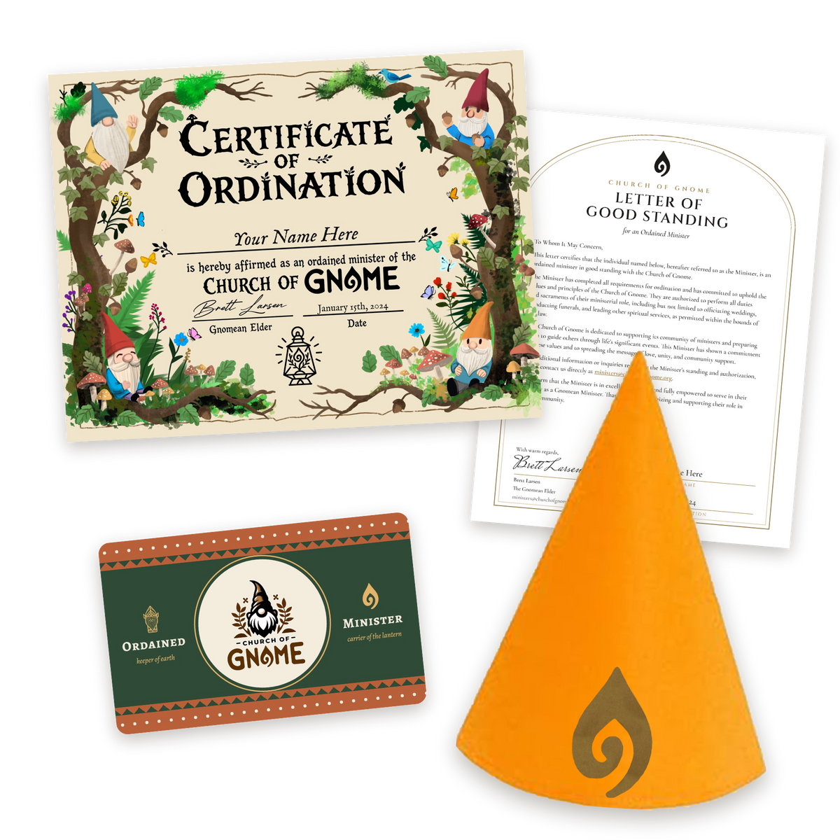 Gnome Hat Ordainment Package