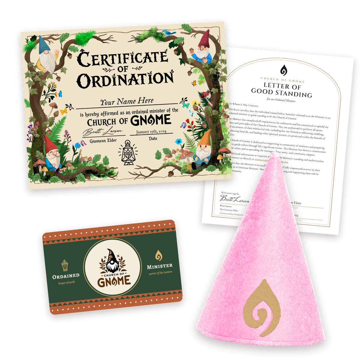 Gnome Hat Ordainment Package