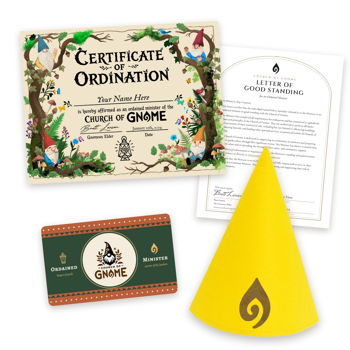 Gnome Hat Ordainment Package