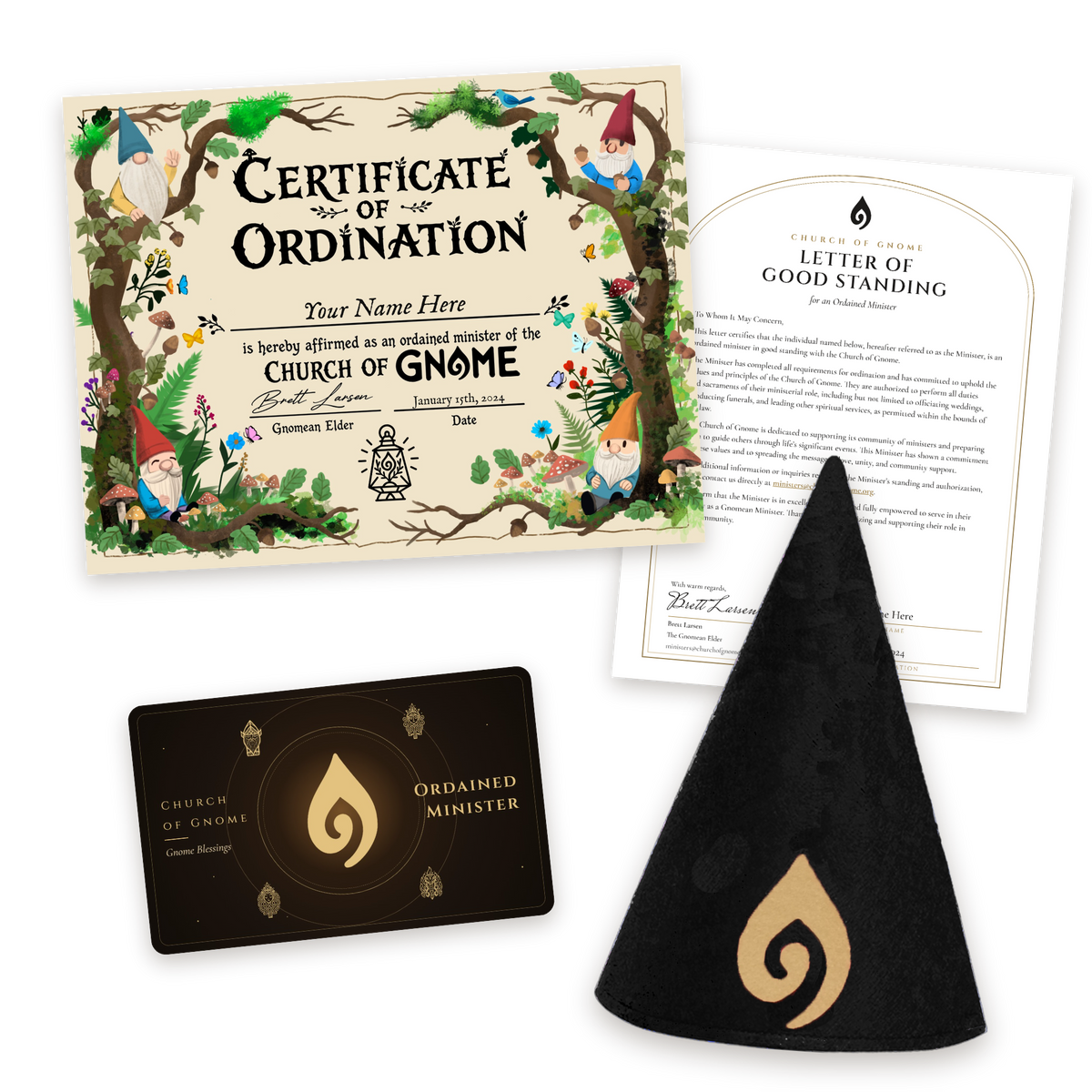 Gnome Hat Ordainment Package