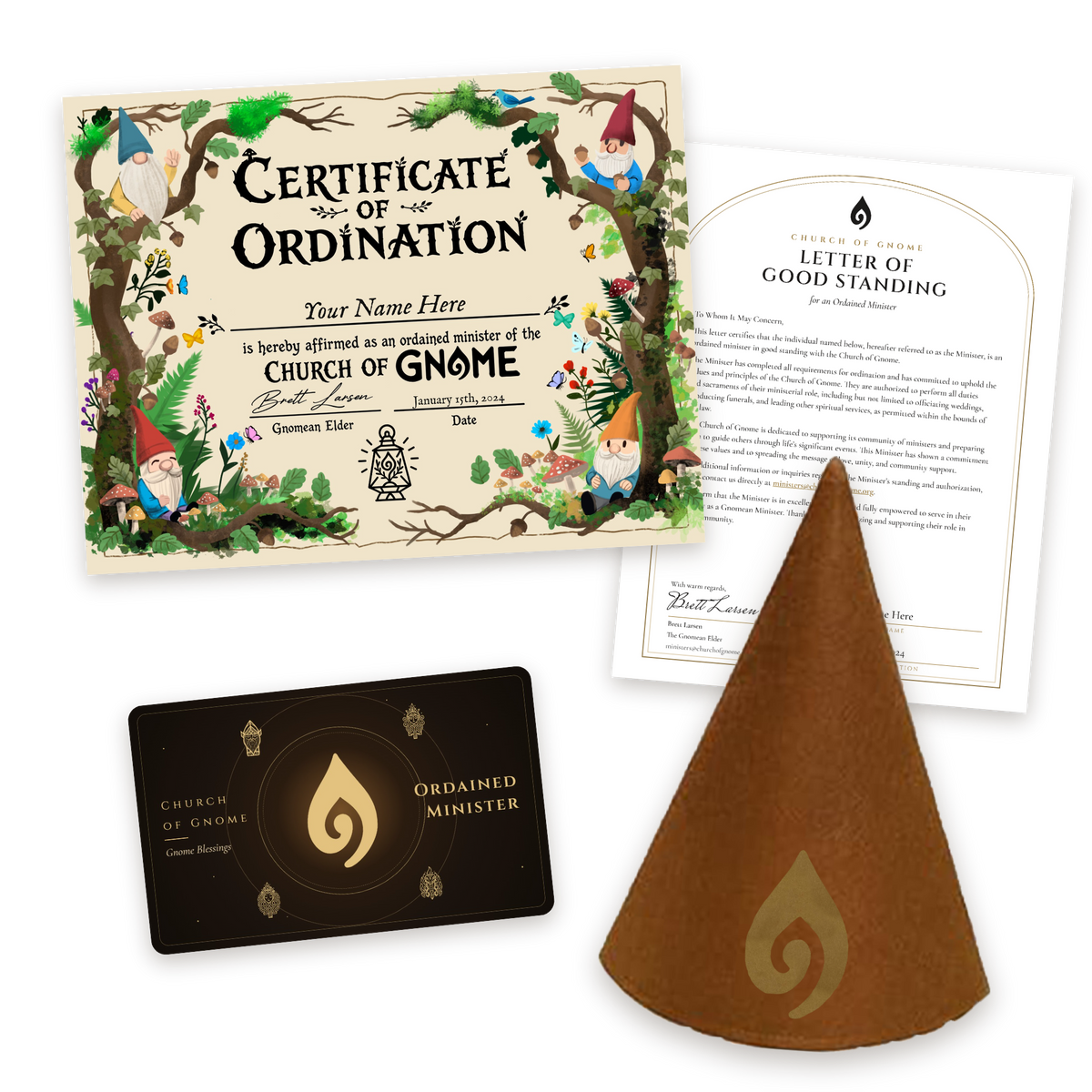 Gnome Hat Ordainment Package
