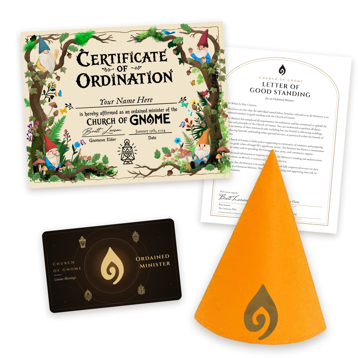 Gnome Hat Ordainment Package
