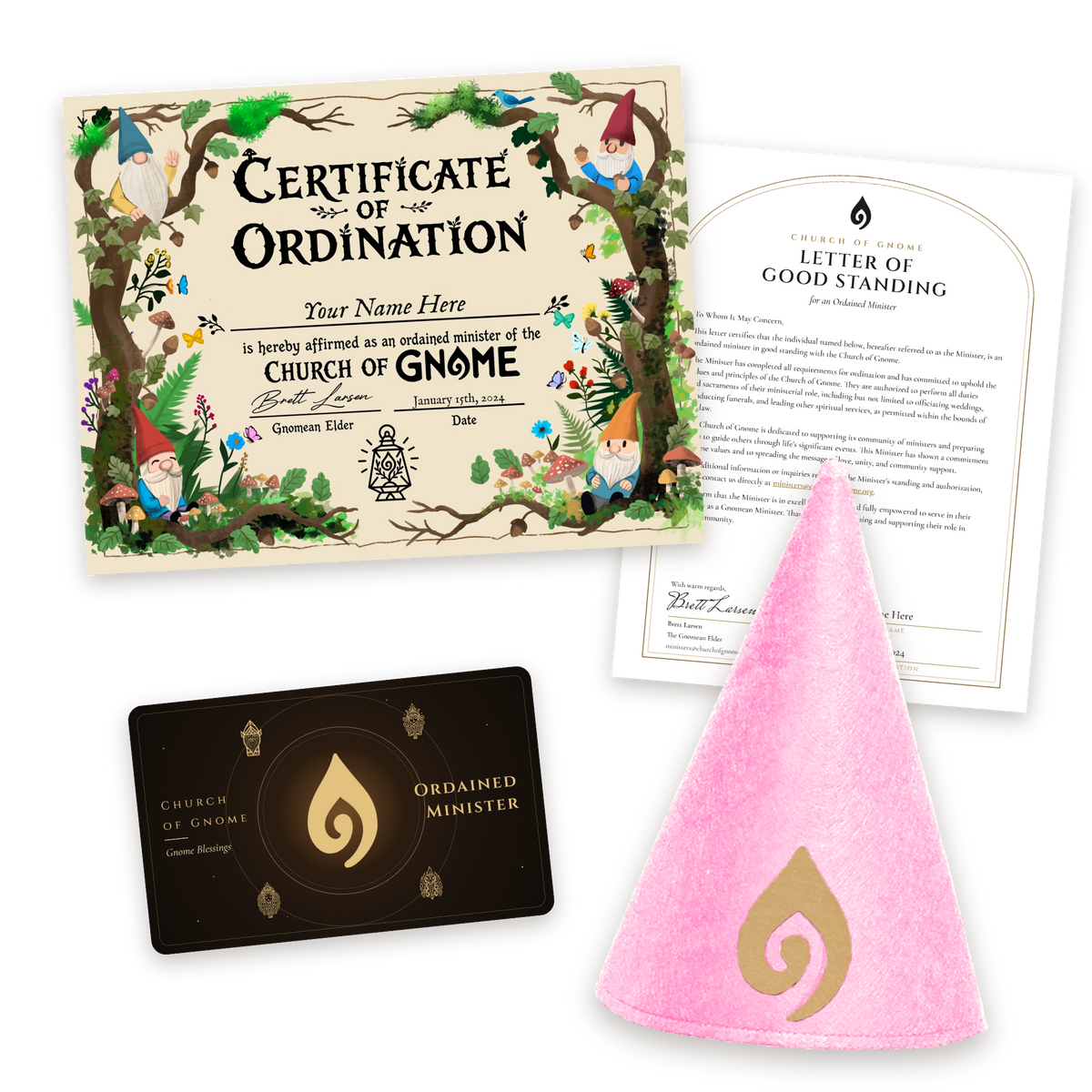 Gnome Hat Ordainment Package