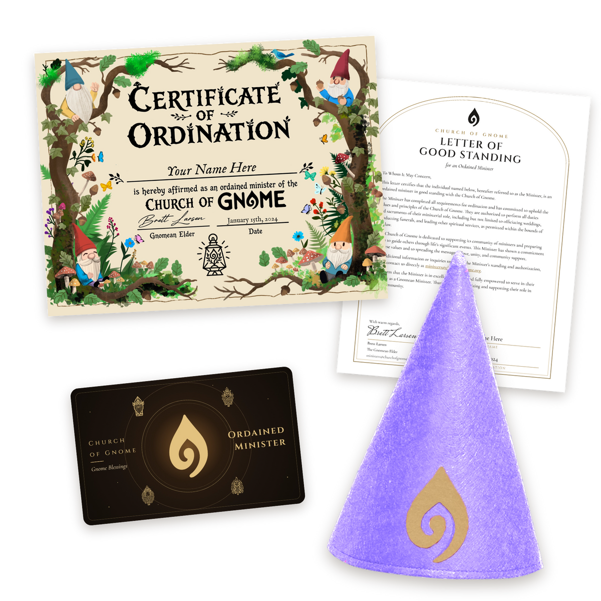 Gnome Hat Ordainment Package