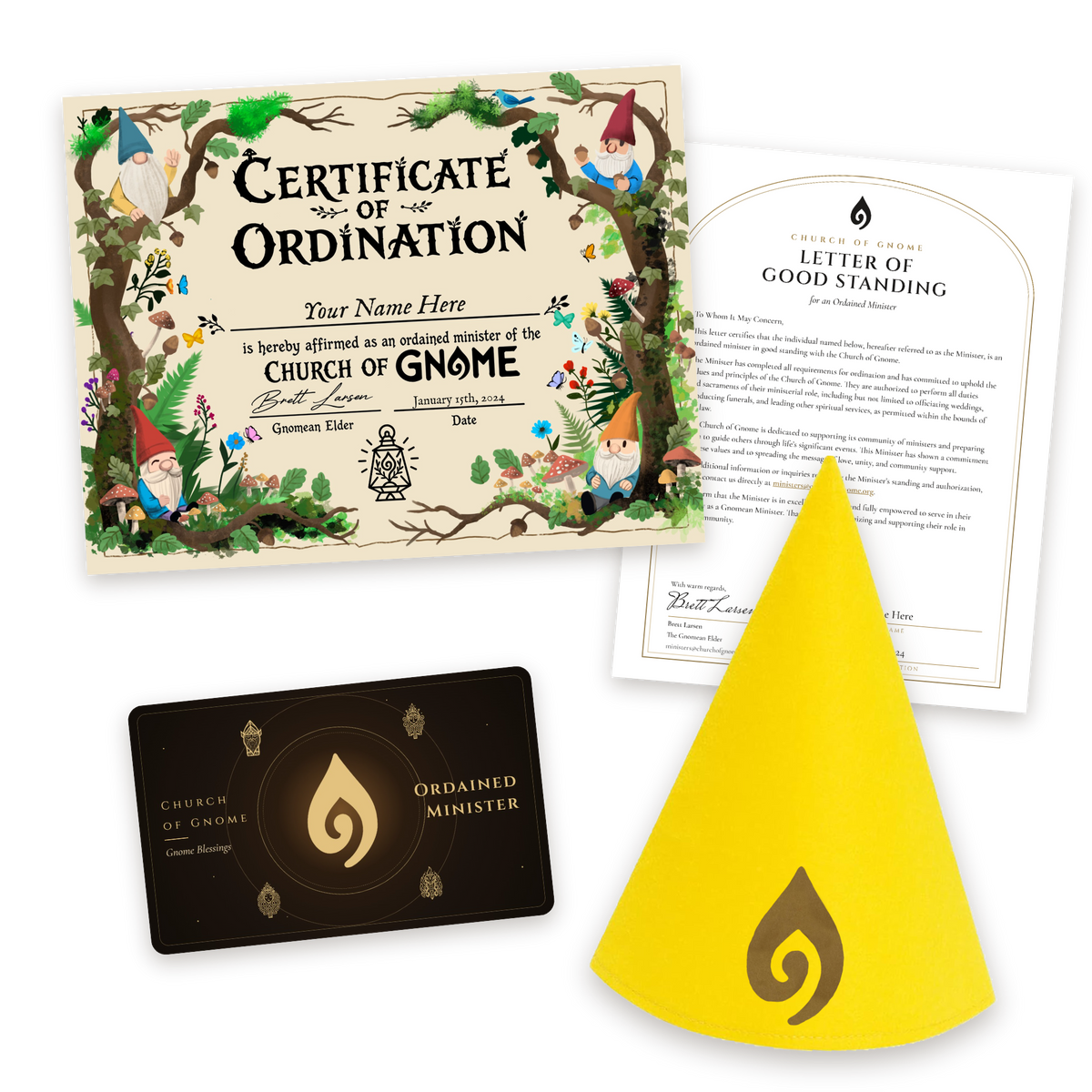 Gnome Hat Ordainment Package