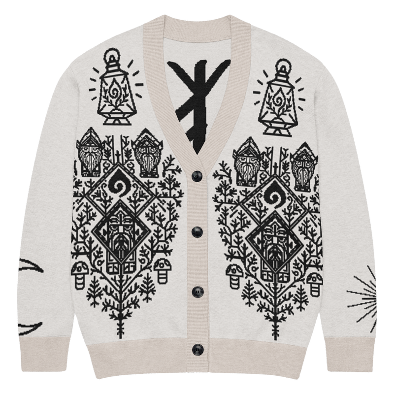 Gnomean Minister Garb Knitted Cardigan